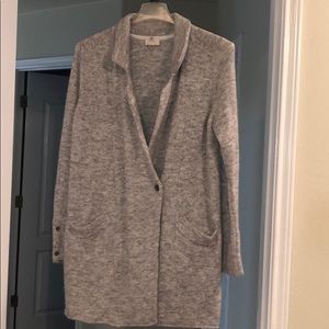 Wrap wool coat
